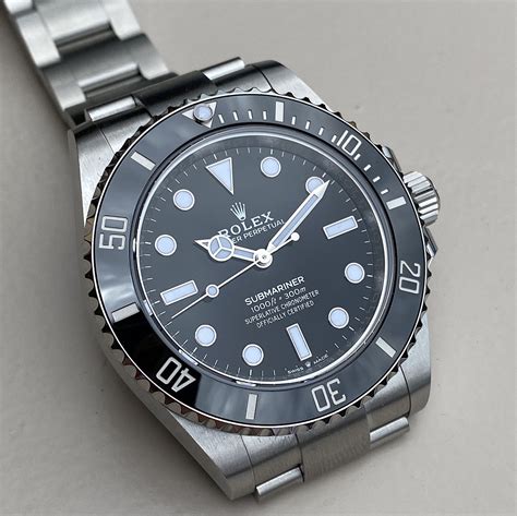 rolex submariner ohne zeiger|Rolex 124060 Review .